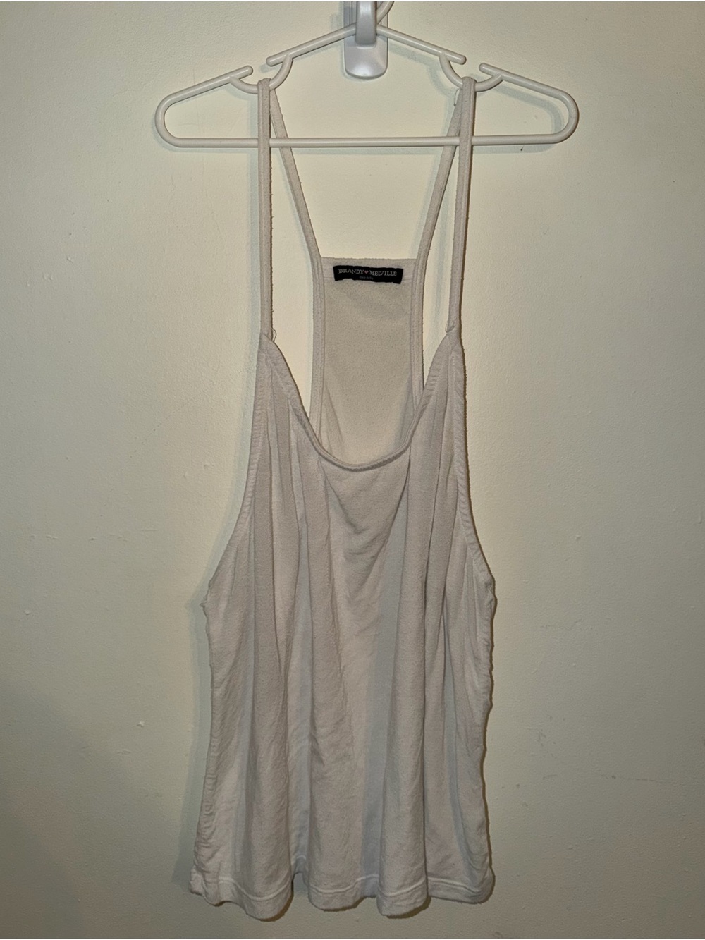 Brandy Melville Cream Lightweight Racerback Cami